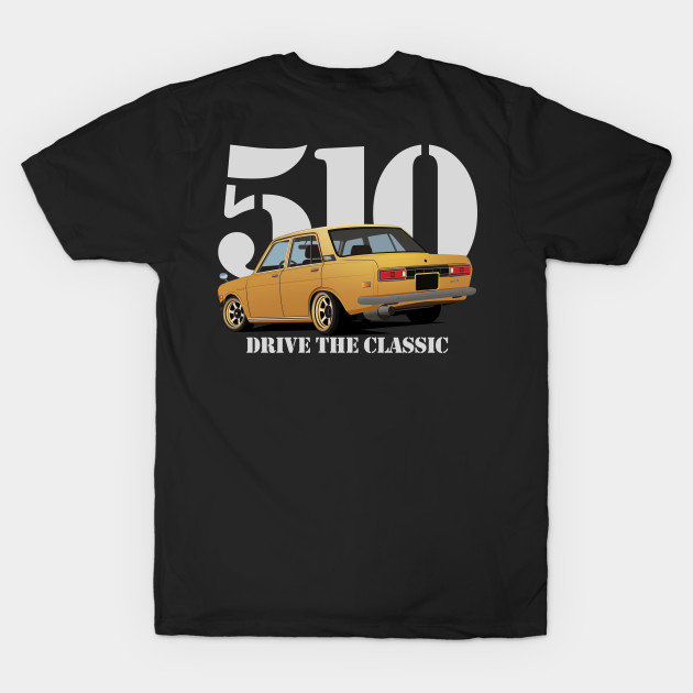 Drive The Classic Car - Datsun 510 (Yellow #2) by Ajie Negara